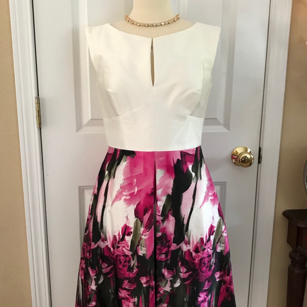 MILLY New York SILK Floral Penelope Formal Dress size 6 NEW